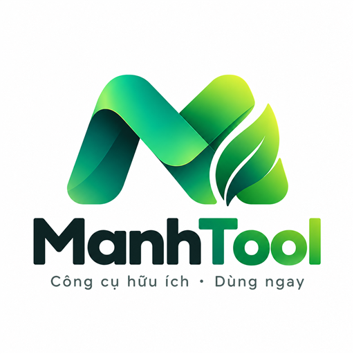Logo ManhTool – Công cụ hữu ích, dùng ngay